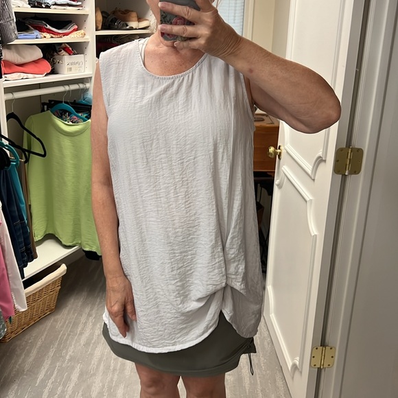 Linen-Greige  light weight Dress/Tunic - Picture 3 of 6